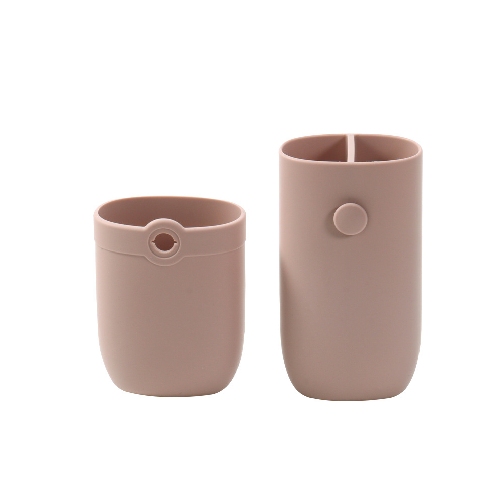 Customized silicone makeup brush storage bag 2