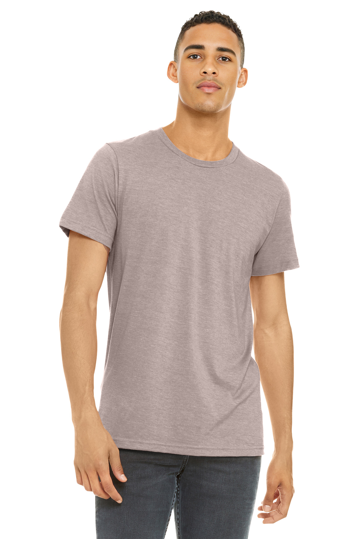 BELLA+CANVAS Unisex Heather CVC Short Sleeve Tee. BC3001CVC 280