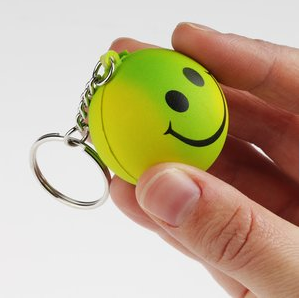 Smile Face Pressure Ball Keychain 6