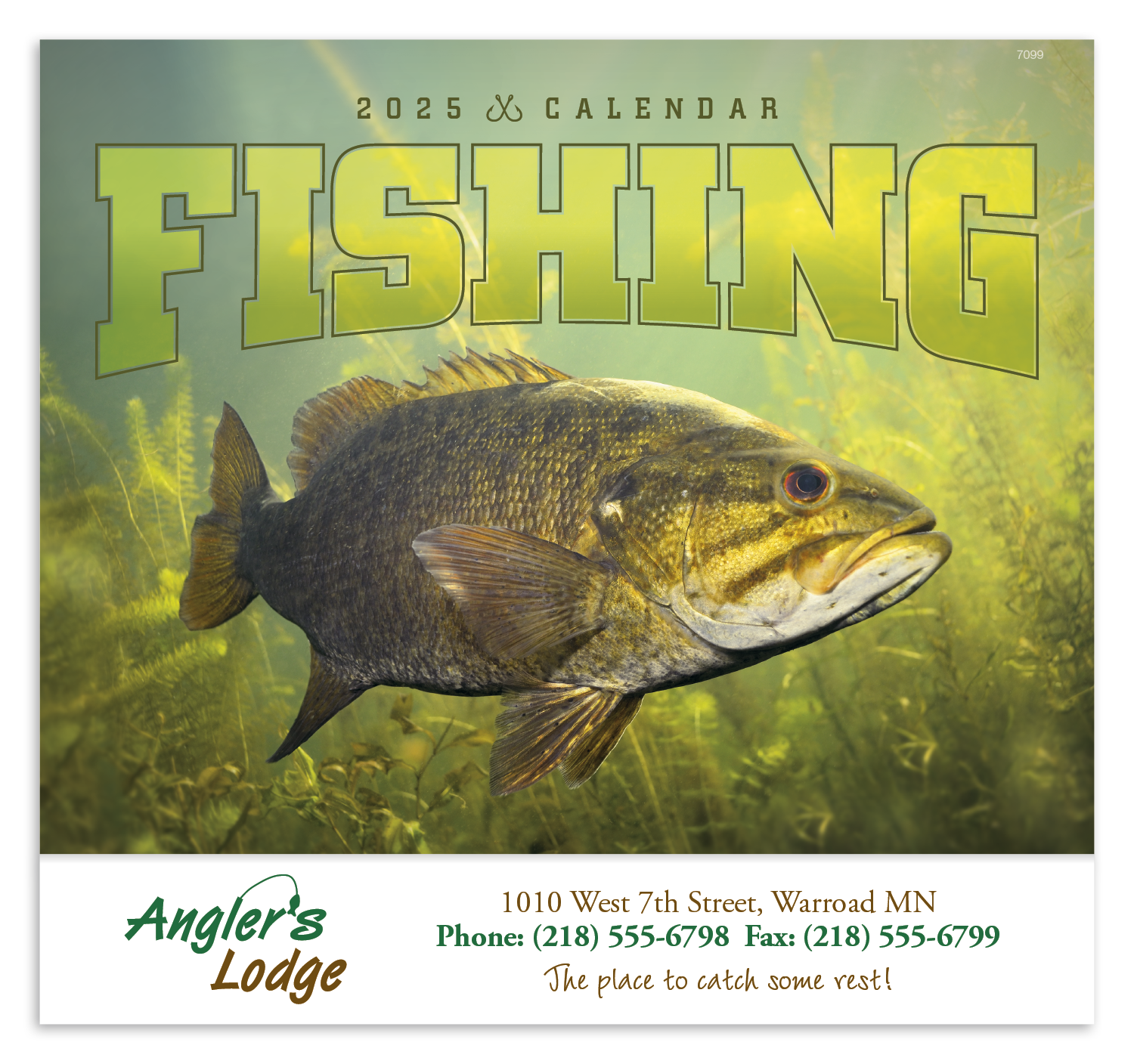 Good Value™ Fishing - Stapled Calendar 17