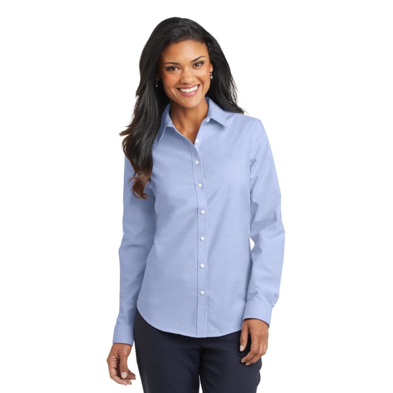 Port Authority Ladies SuperPro Oxford Shirt. 48