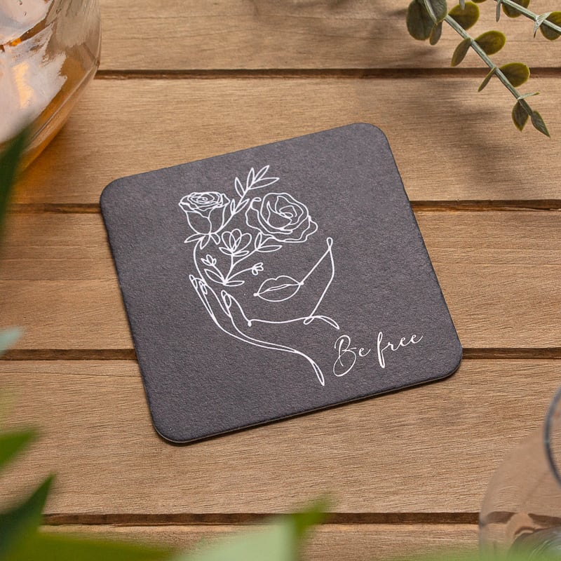 Pulpboard Coasters - 4" Square 20