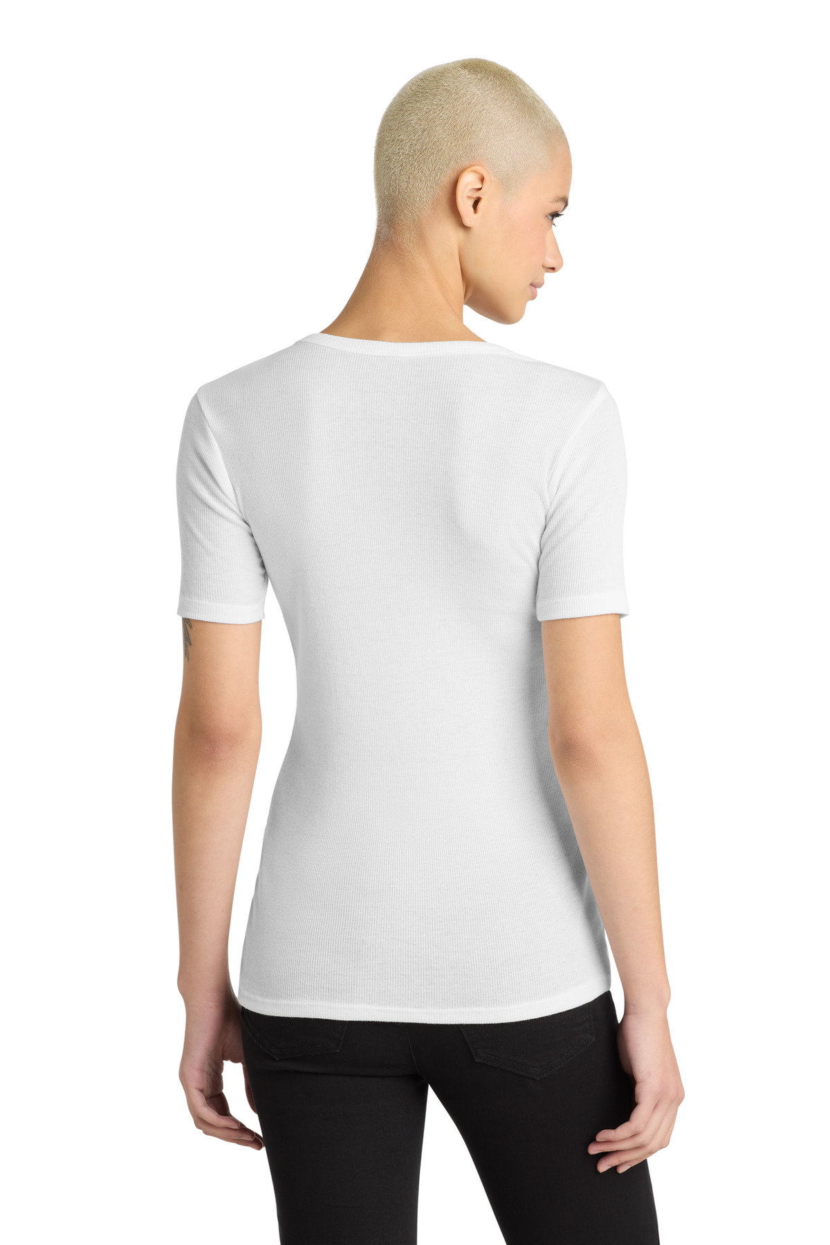 District Women's V.I.T. Rib Scoop Neck Tee DT6020 10