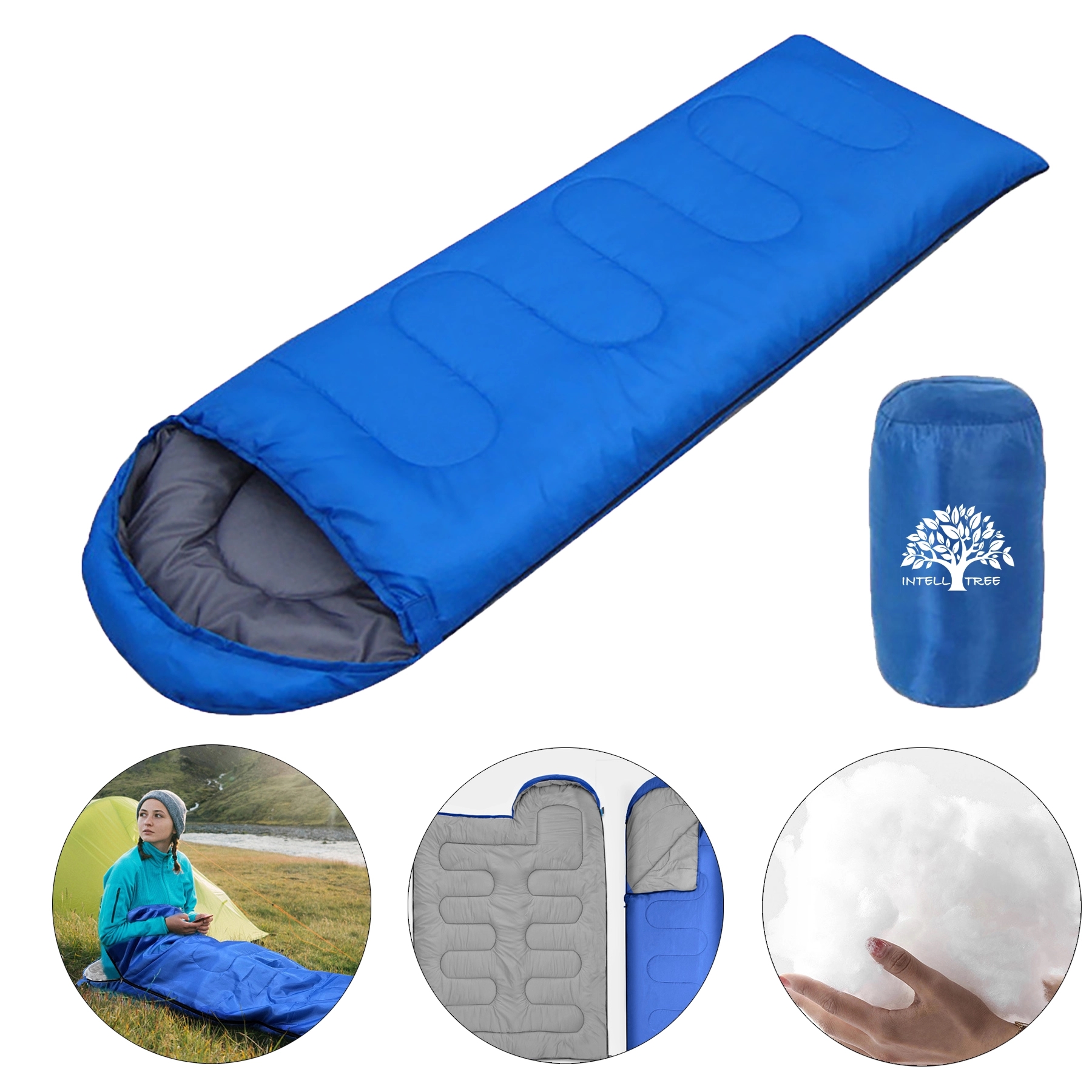 Sleeping Bag 100% Cotton For Adults Cold Weather Winter 14