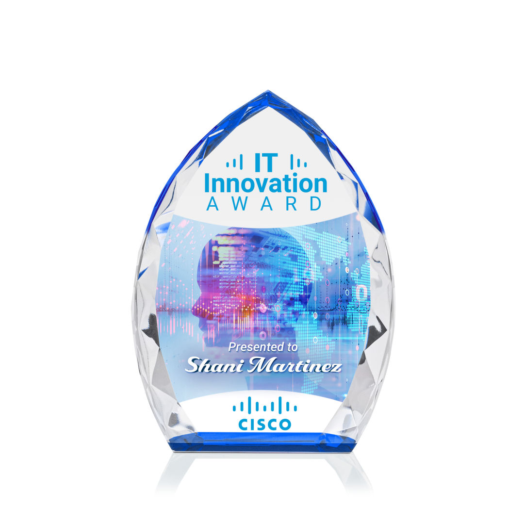 Wilton VividPrint™ Award - Blue 3