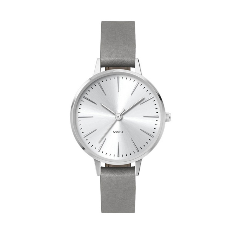 34MM, SILVER METAL CASE, 3-HAND MVT 2