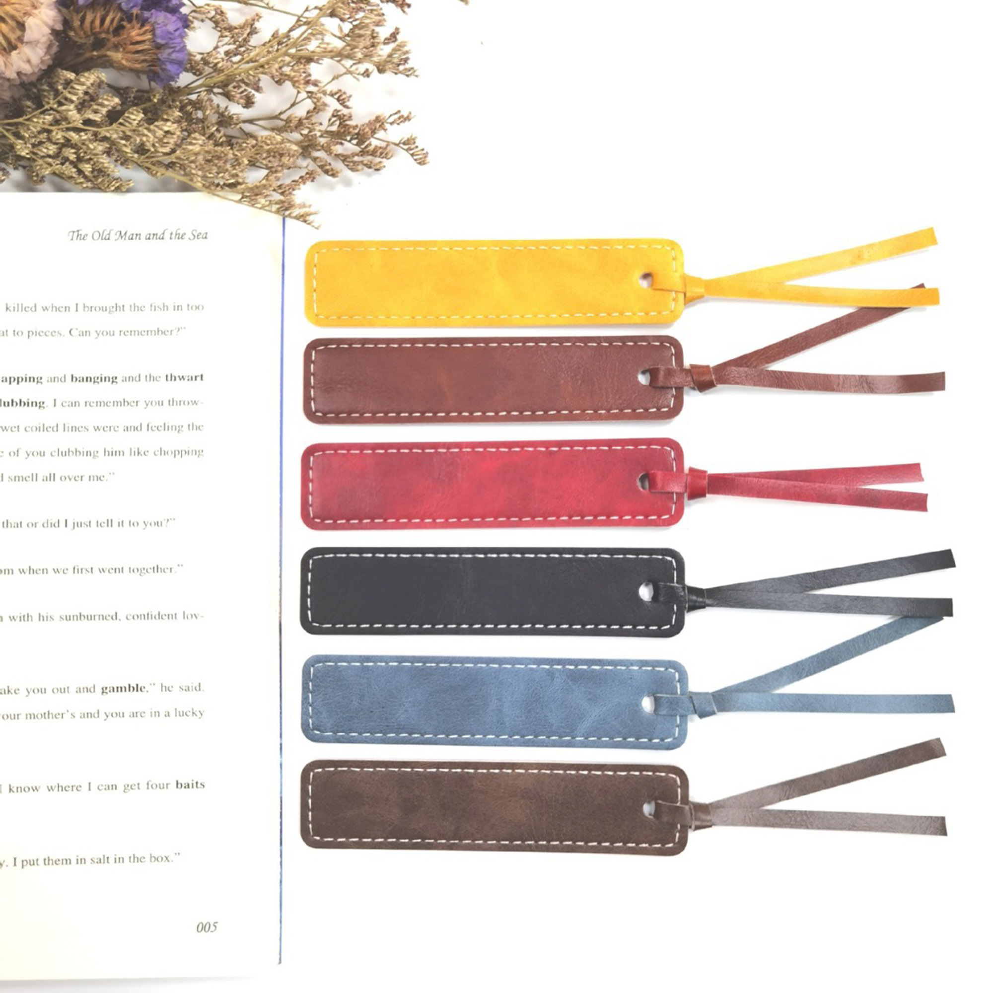 Vegan Leather Bookmark 3