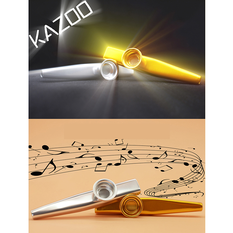 Aluminum Alloy Metal Kazoo Musical Instruments 39