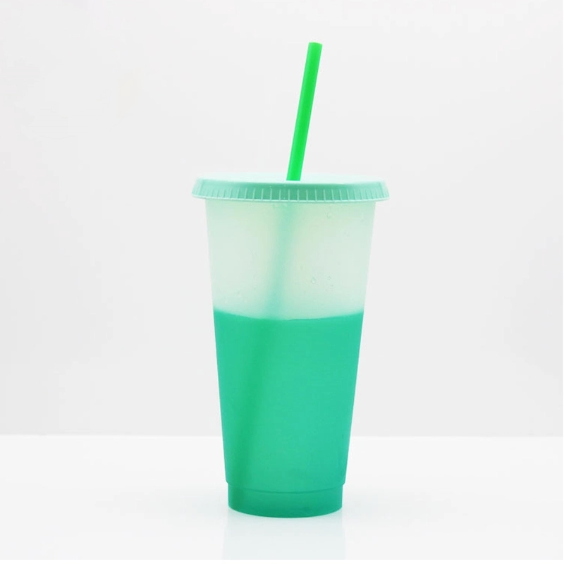 24oz Reusable Color Changing Cold Drink Cups 4
