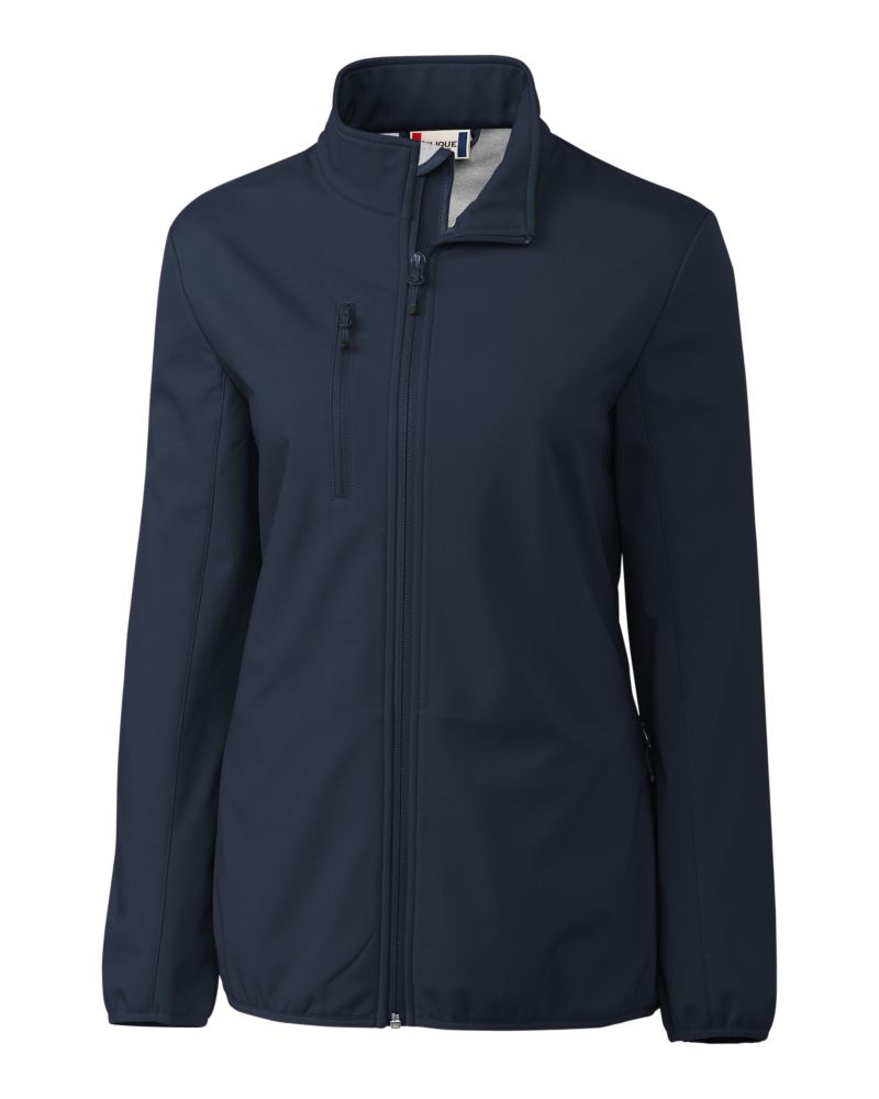 Clique Trail Recycled Stretch Softshell Womens Full Zip Jacket 7