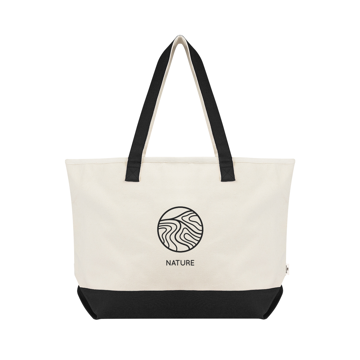Large Starboard Recycled Cotton Canvas Tote Bag, custom tote bag with logo imprint 5