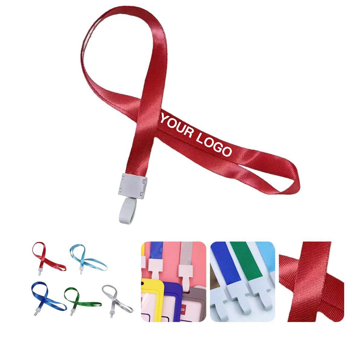 Work Badge Lanyard with Replaceable Holder Design 3
