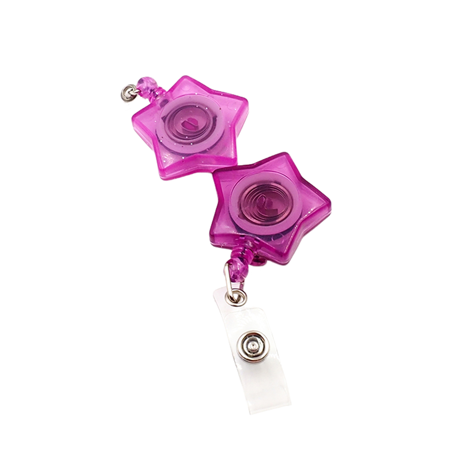 Retractable Star Shape Badge Reel 18