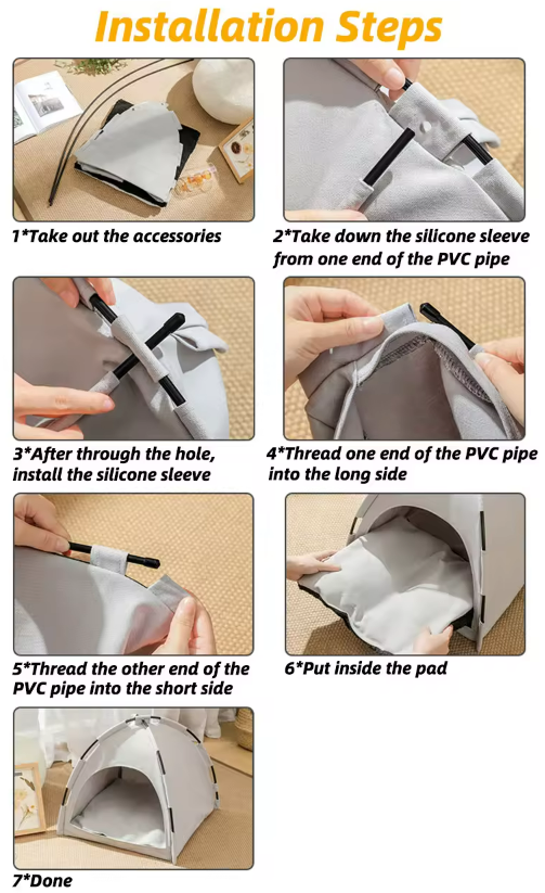 Kittens Pet Tent 2
