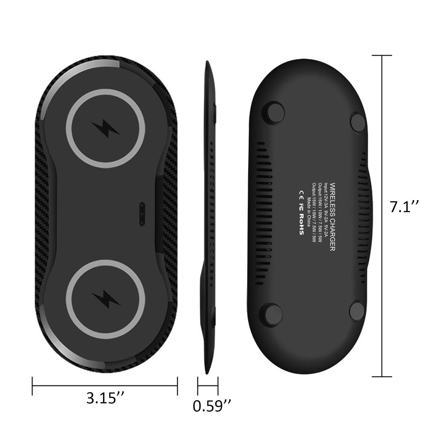 15W 2-in-1 wireless charger 2