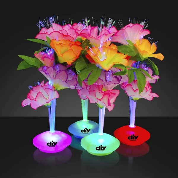 Fiber optic flower centerpiece 2