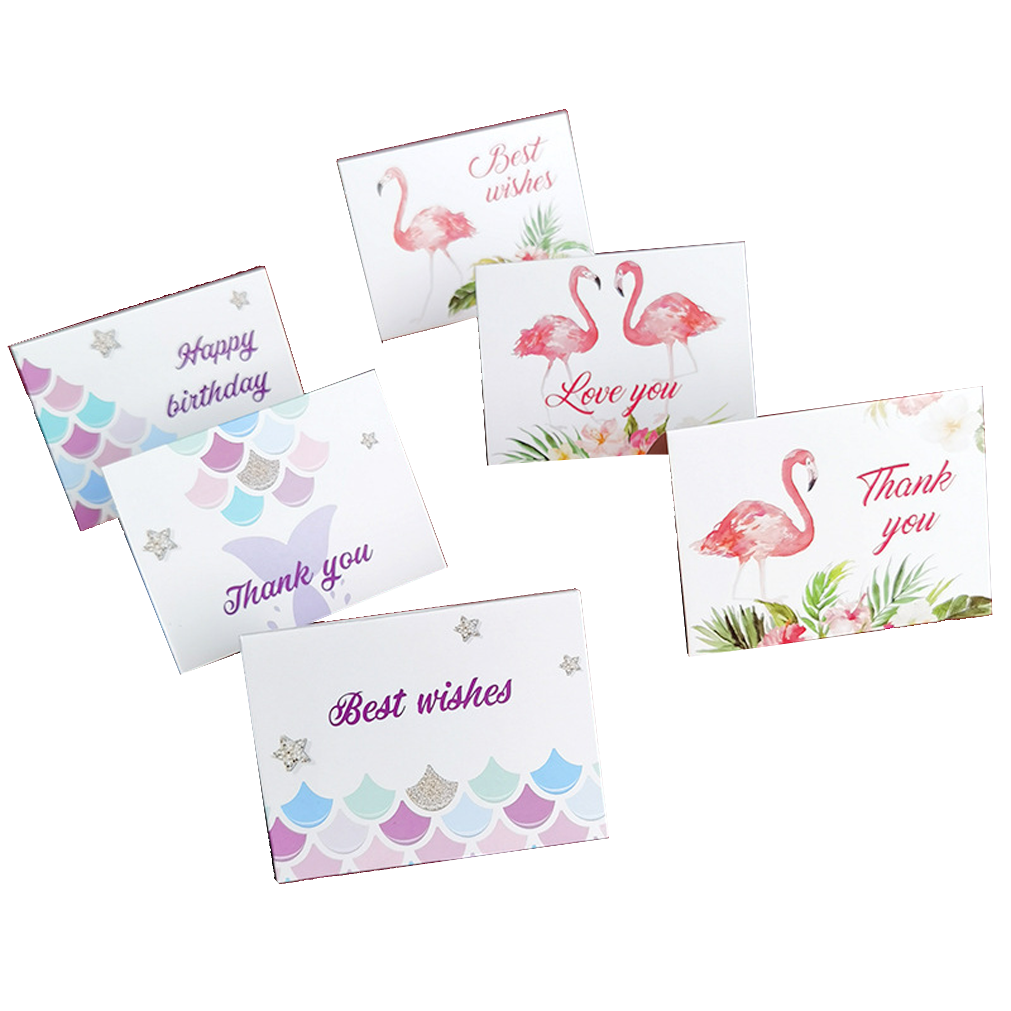 Foil Stamped Holiday/Birthday Cards MOQ50 2