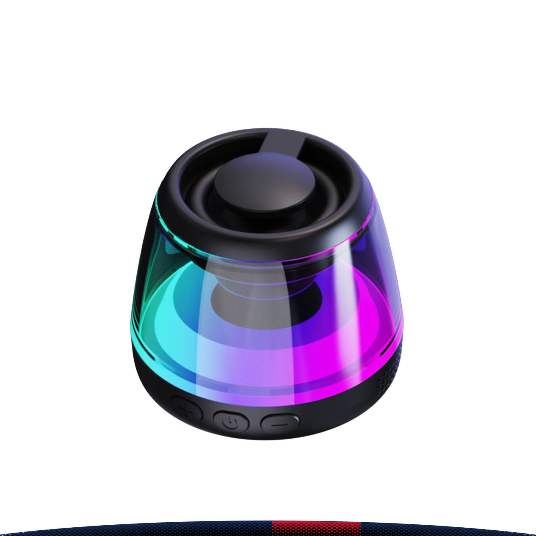 Clynto RGB Lighting Magnetic Bluetooth Speaker 4