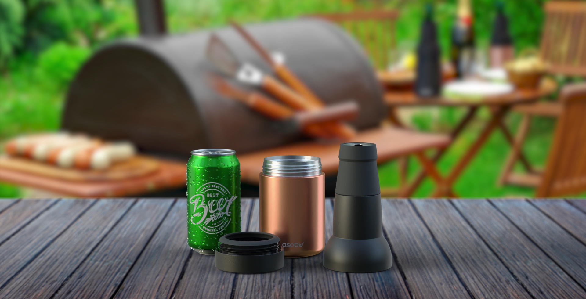 Asobu Frosty Beer-2-Go Bottle Insulator 12