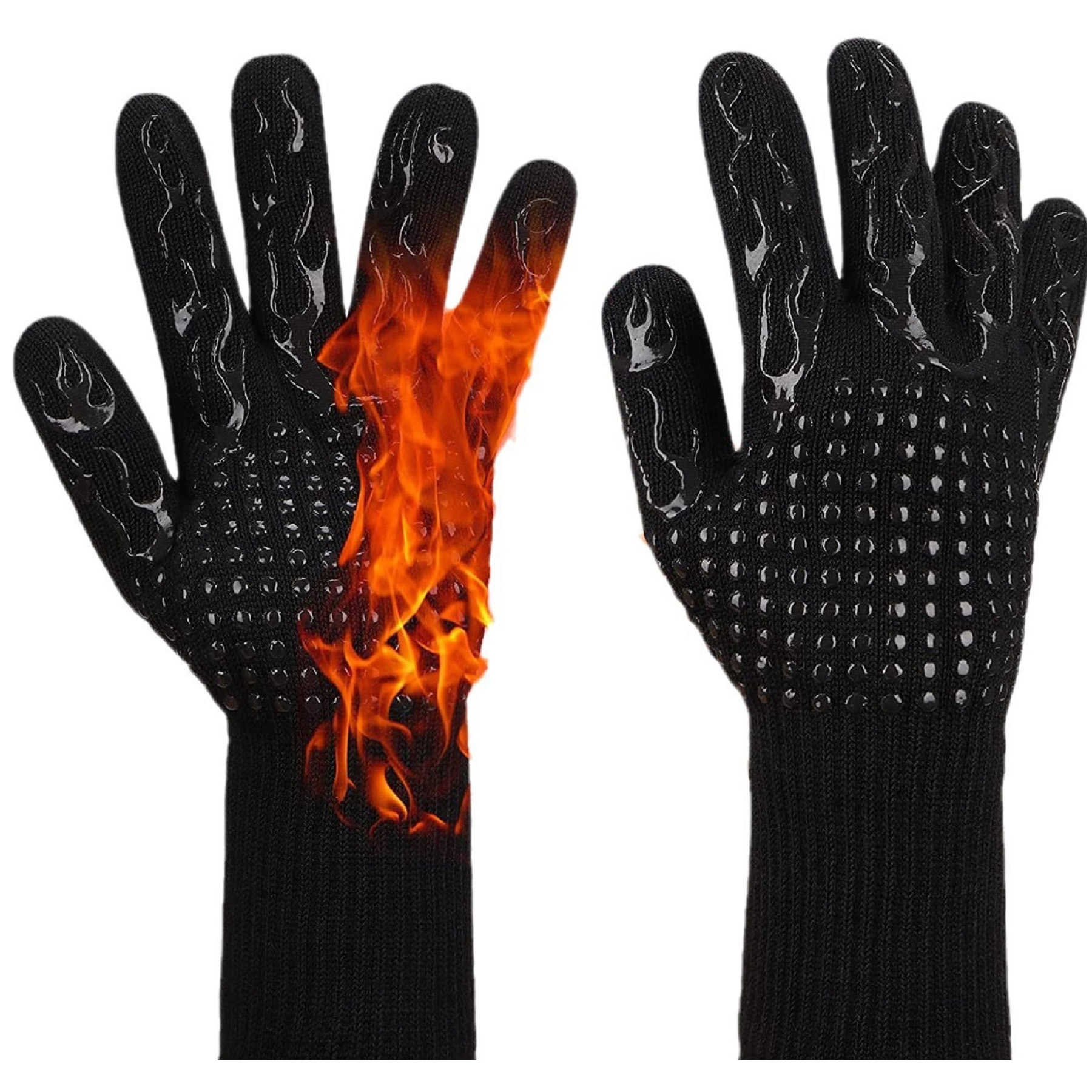 1472 ? High Temp Resistance Fireproof Glove for Grilling Barbecue 4