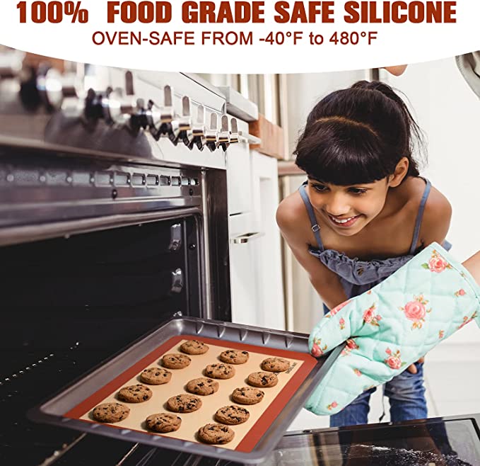 Non-Stick Reusable Silicone Baking Mats 13