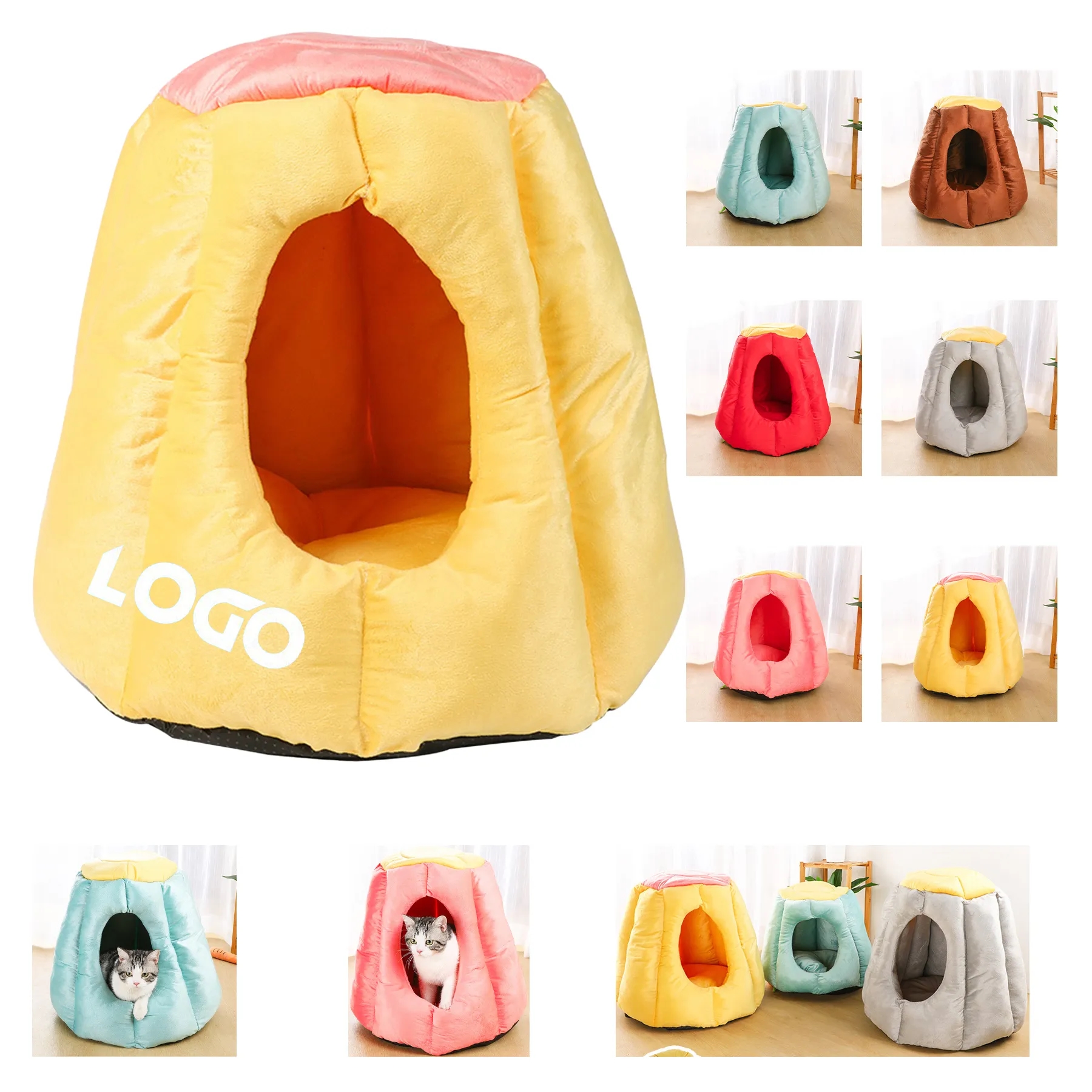 Cozy Pet Bed Warm Cave Nest 2