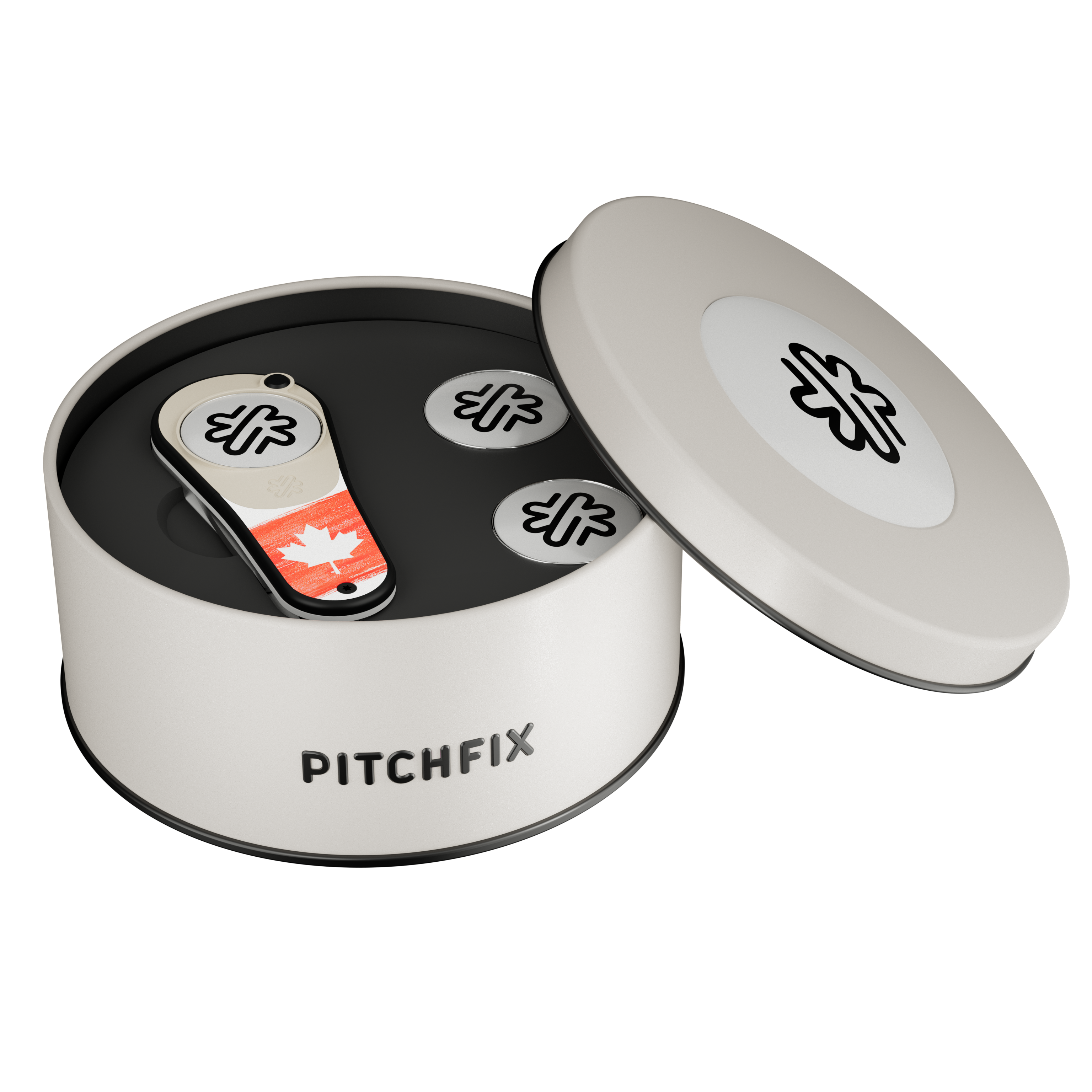 Pitchfix Ultima Golf Divot Tool in Round Tin 7
