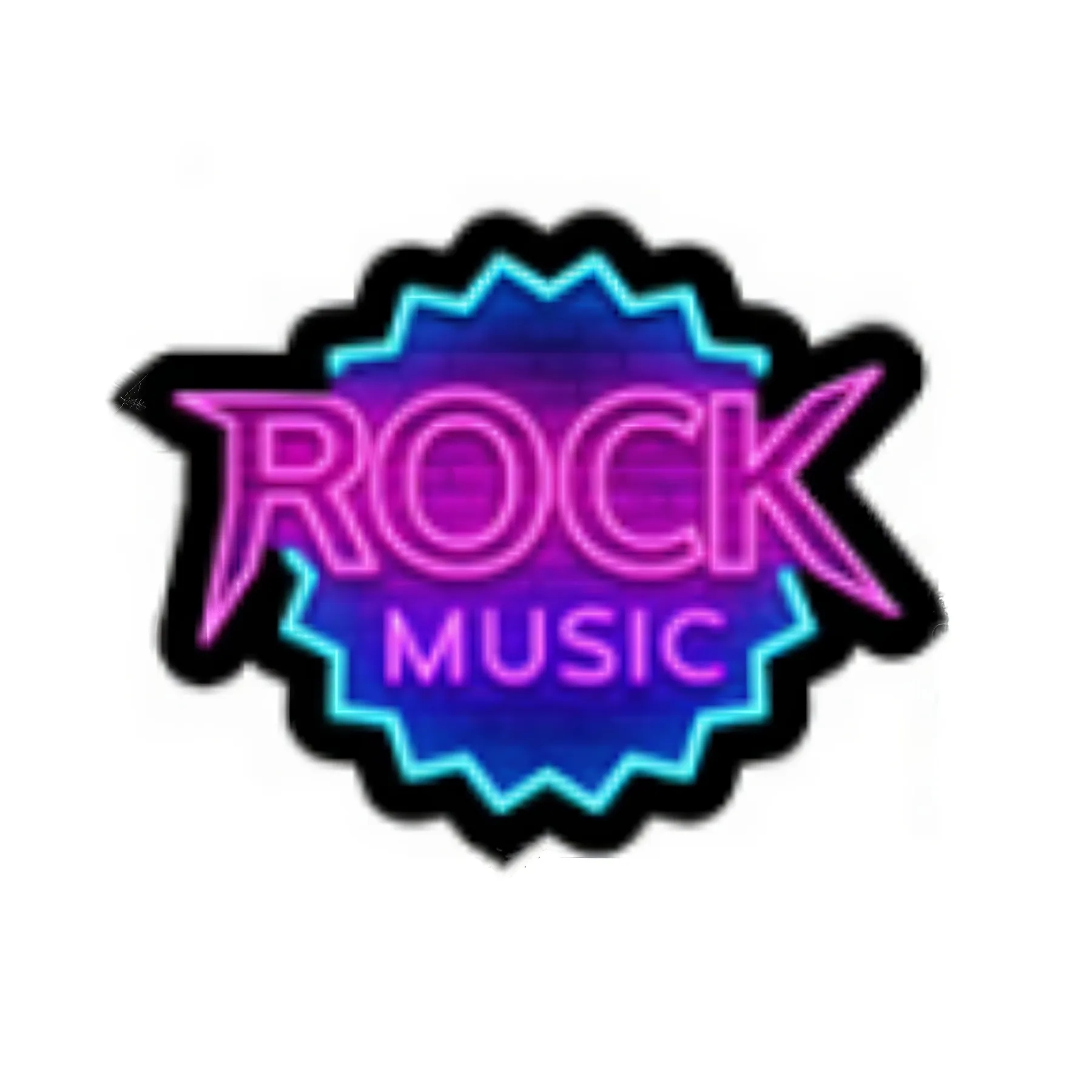Trendy Neon Style Graffiti Sticker 1