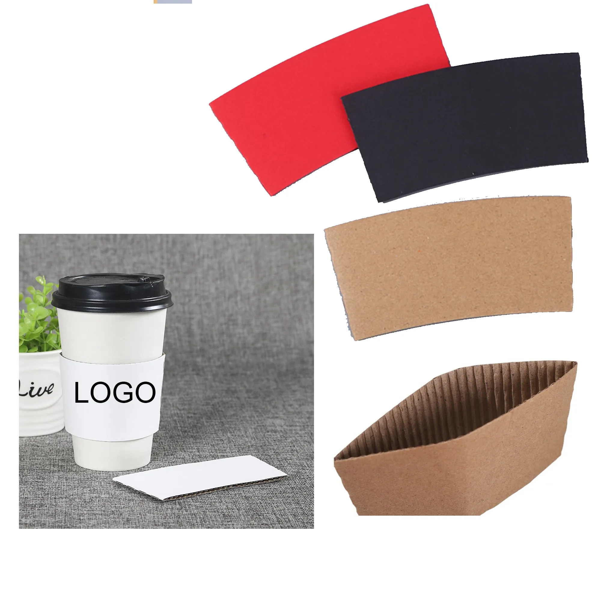 Full Custom Paper Cup Sleeve 2