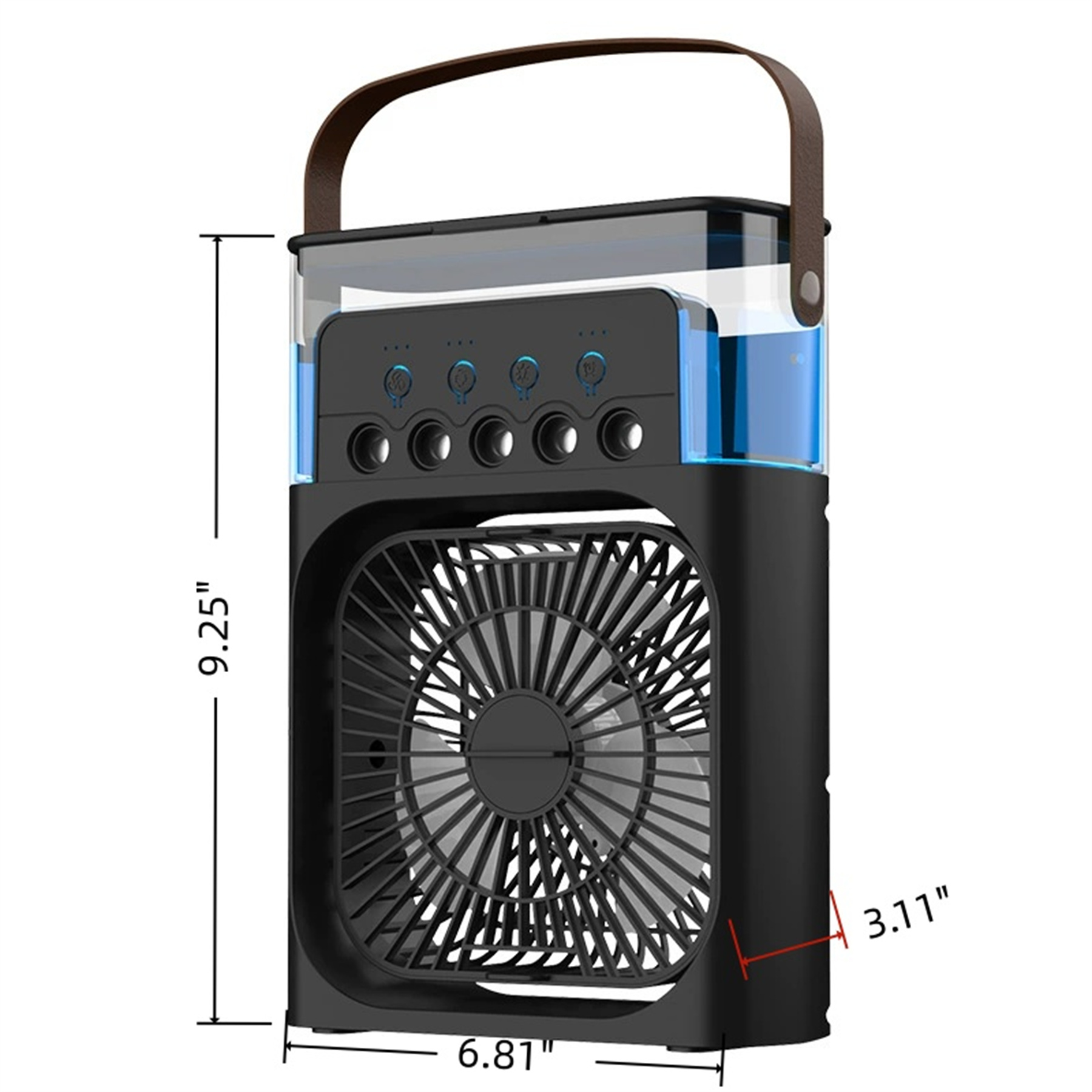 Portable Misting Fan with 5 Nozzles 4