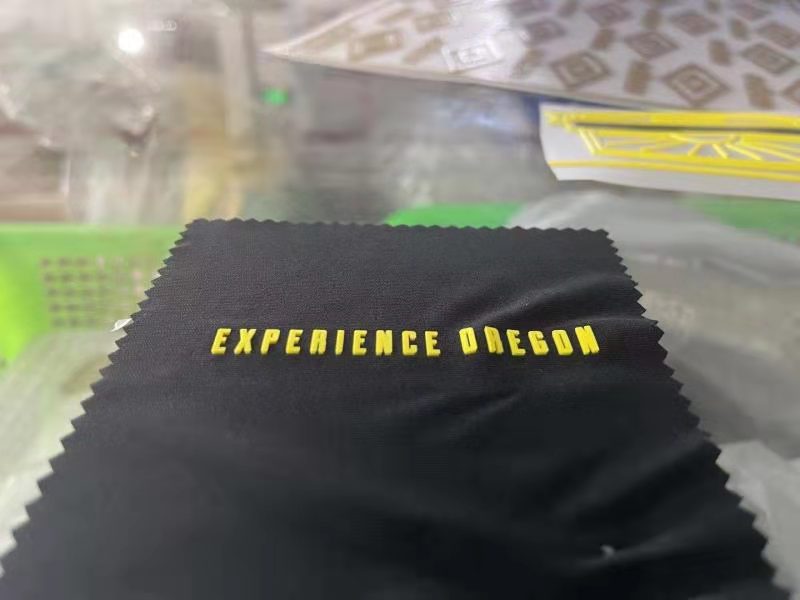 Custom 3D Silicone Heat Transfer Label Patch 3