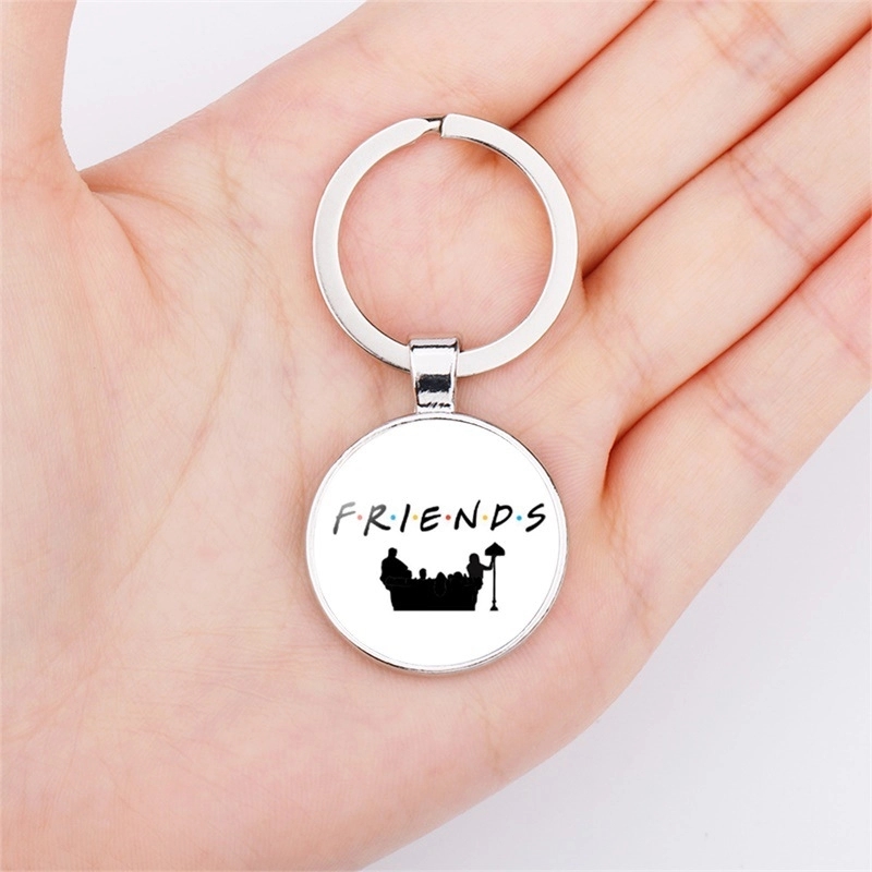 Full Color Domed Round Metal Key Chain 3