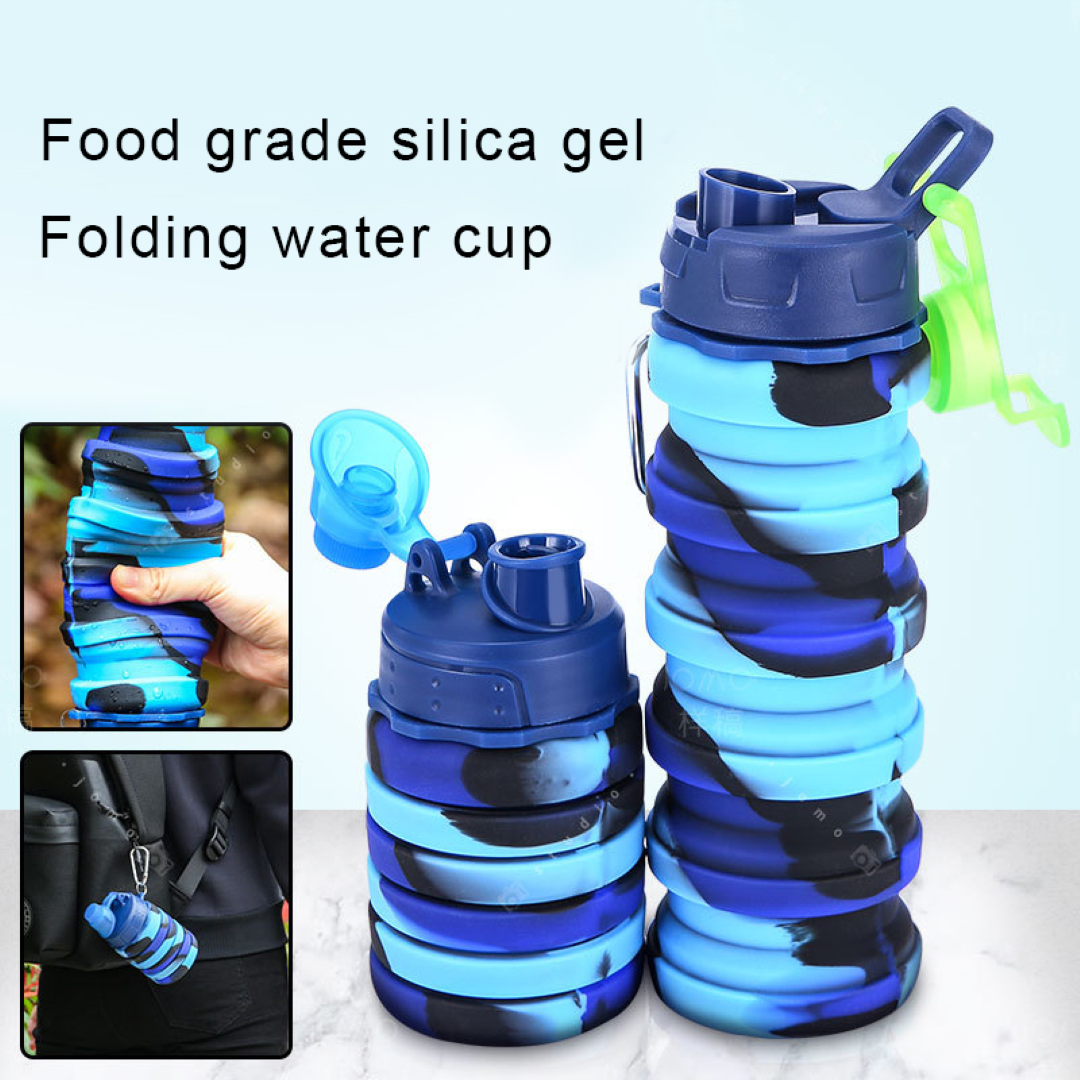 Collapsible Travel Water Bottle 17oz 2
