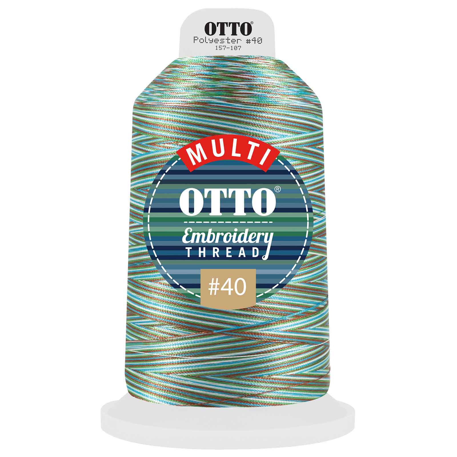 OTTO Embroidery Multicolor Thread #40 5,500 yd. King Cone 25