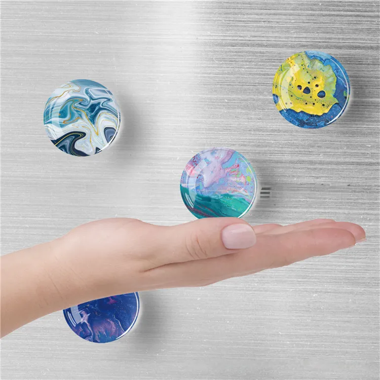 Glass Strong Refrigerator Magnets 1