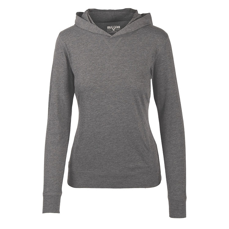Levelwear Ladies Recovery Long Sleeve Hooded Shirt, custom hoodie or sweatshirt with logo imprint 9