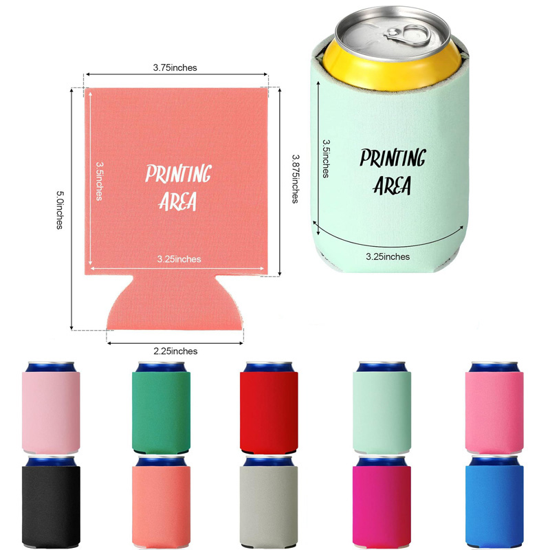 12 oz Portable Neoprene Can Cooler Sleeve 8