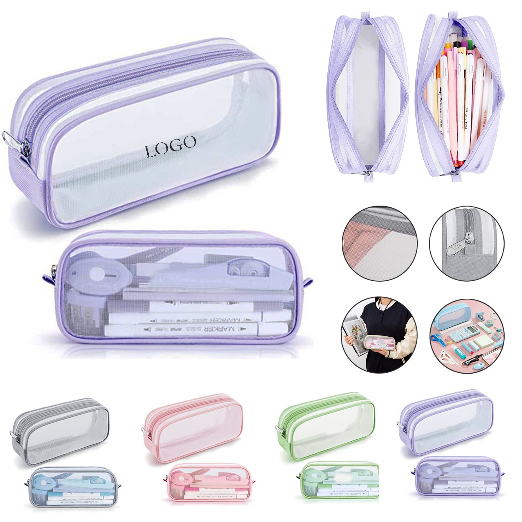 Mesh Pencil Case