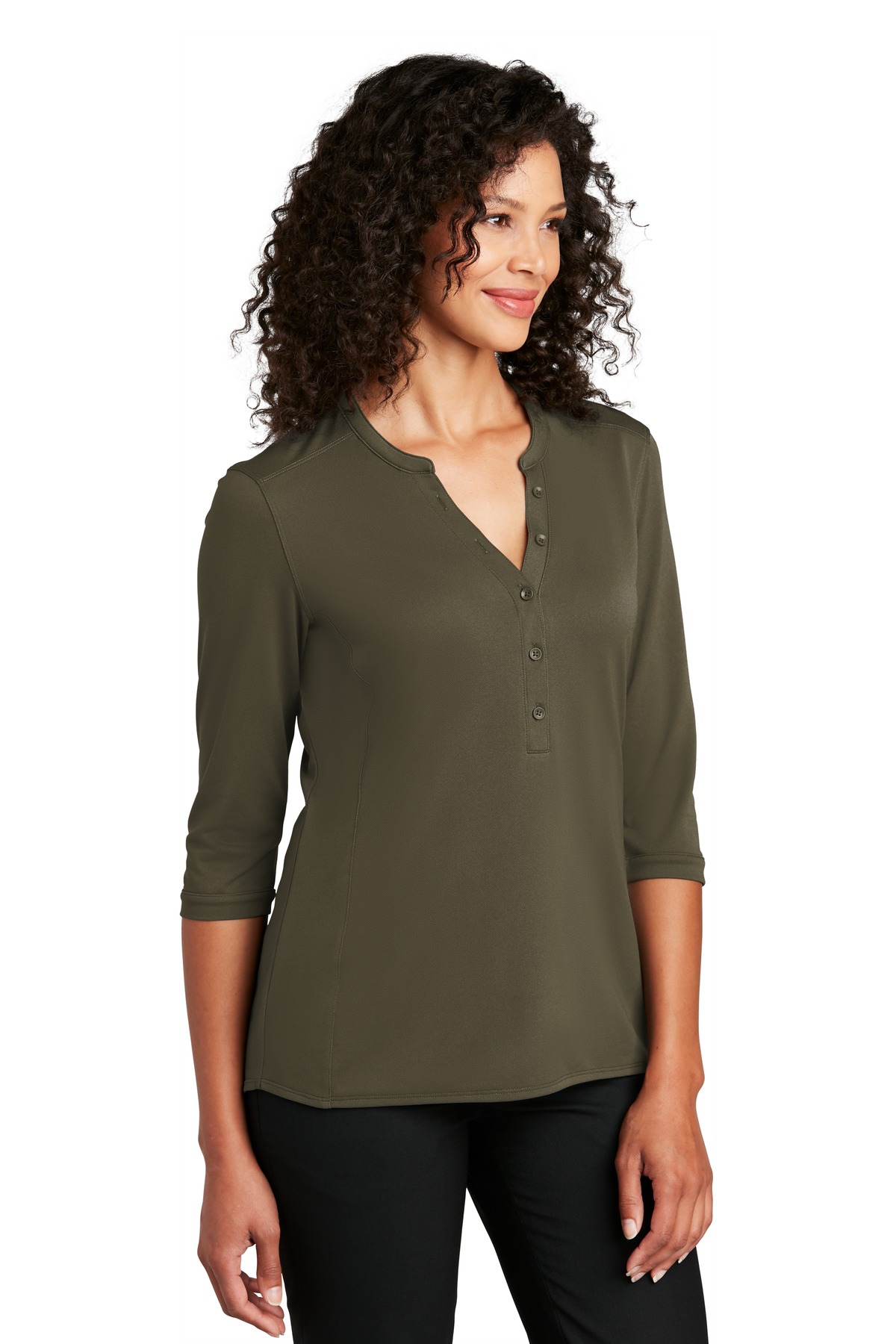 Port Authority Women's UV Choice Pique Henley LK750 63
