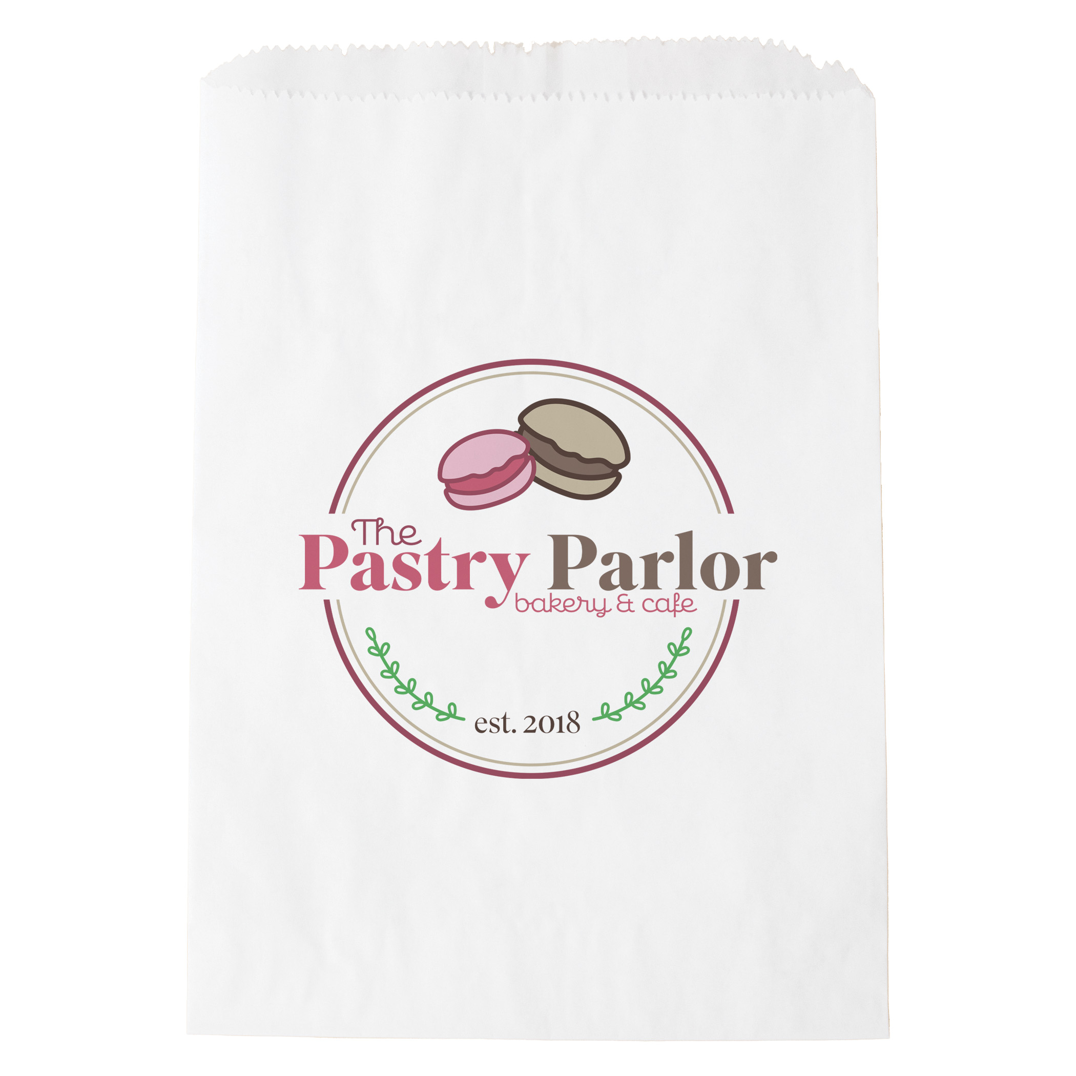 Glassine Lined Cookie/Nut Bag - White Kraft 2