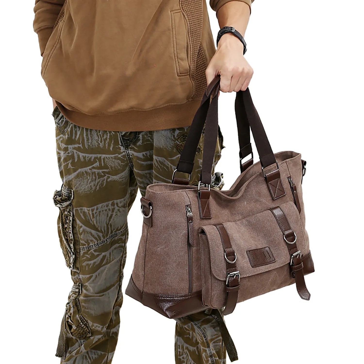 Canvas Crossbody Bag for Men 5