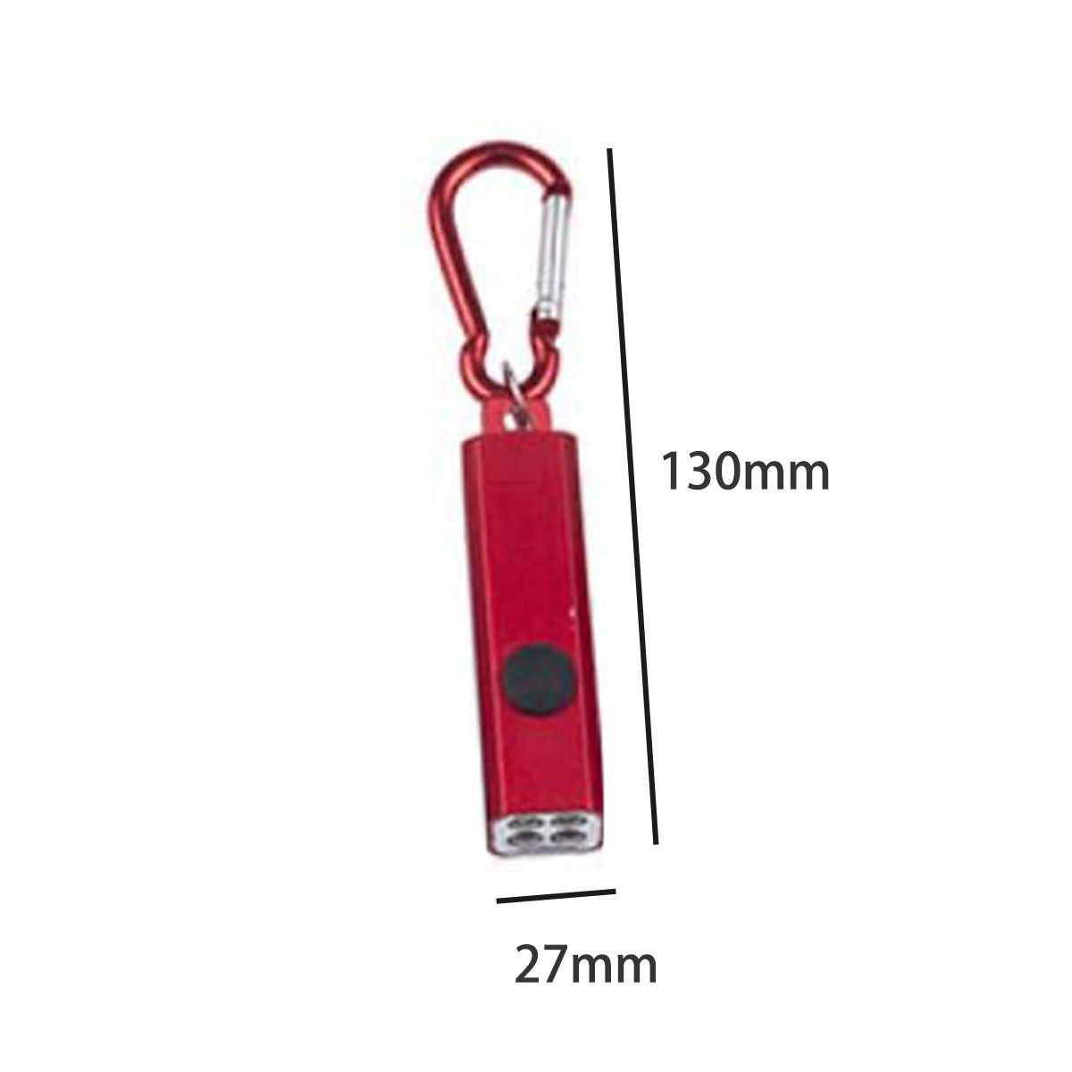 Mini LED Flashlight Keychain with Metal Body 5
