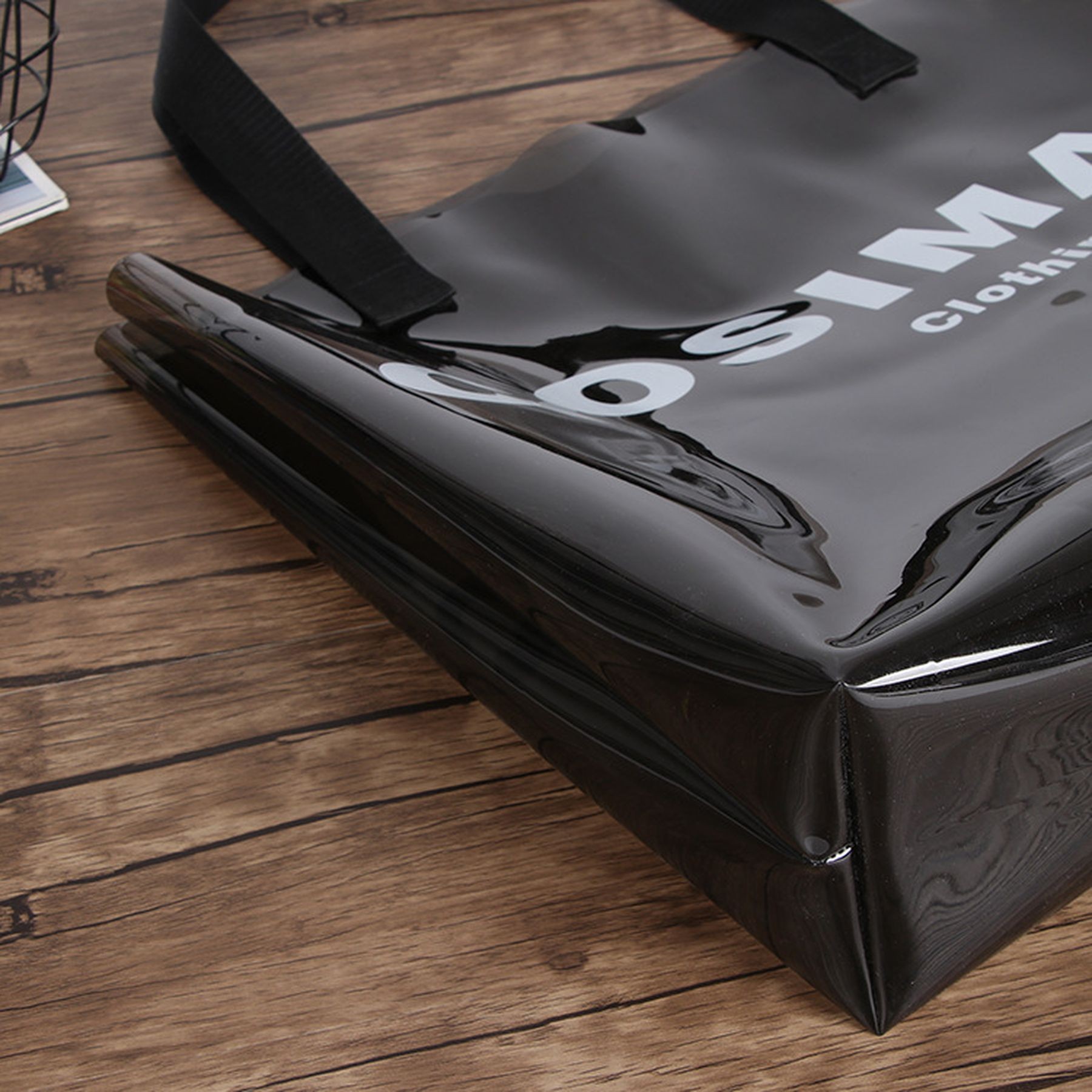 Semi-Clear Pvc Handbags Jelly Transparent Clear Beach Bag 2