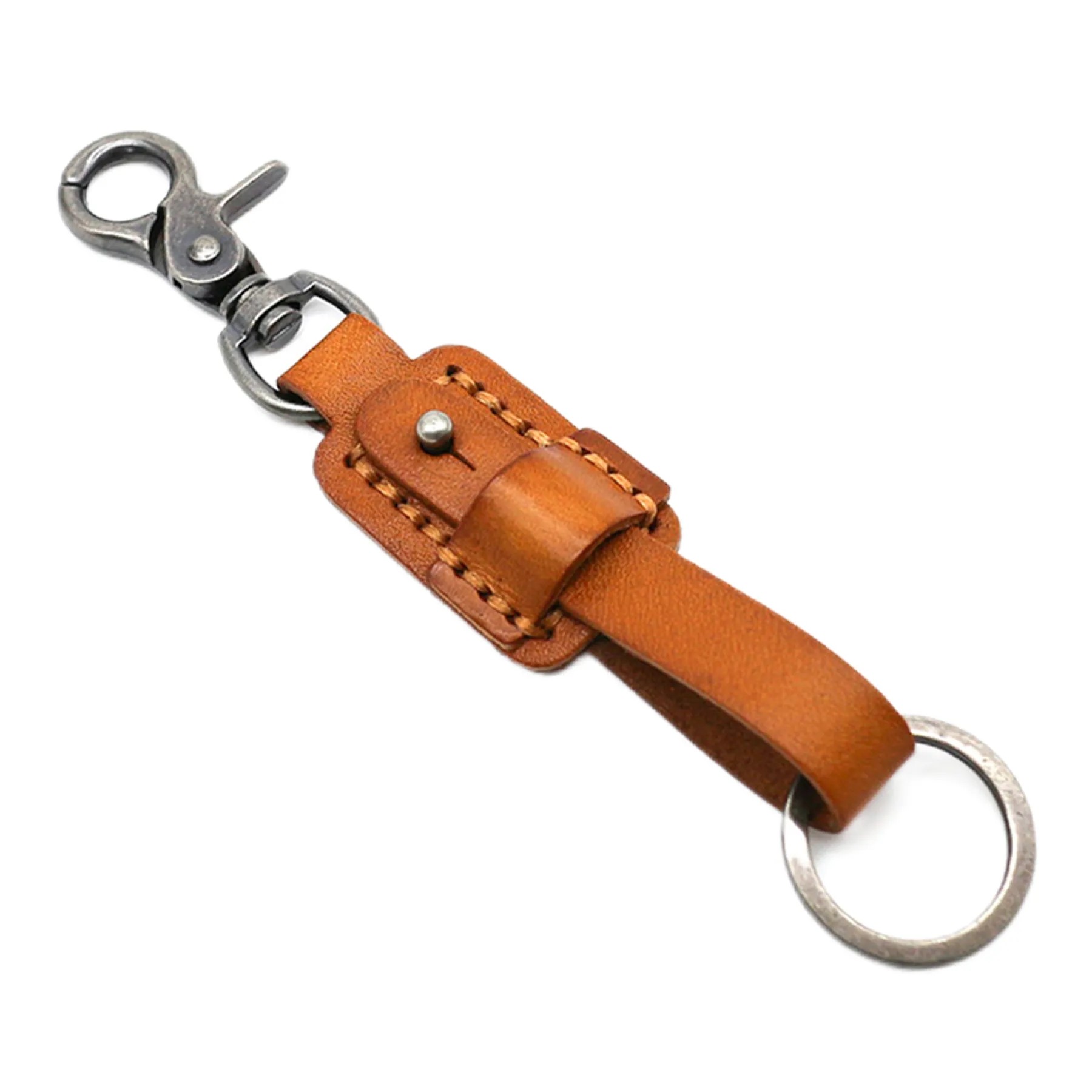 Creative Leather Car Vintage Keychain 2