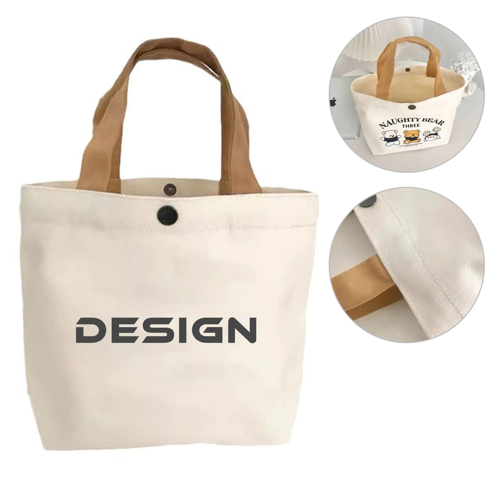 Canvas Tote Bag, custom tote bag with logo imprint 2