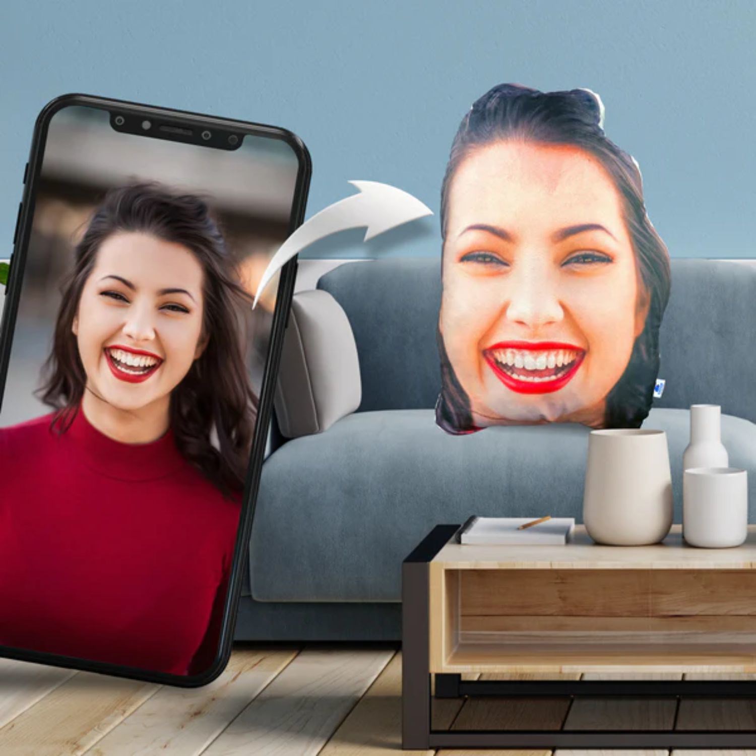 Full Color 36" XL USA Made Custom Size & Shape Sublimation Pillow