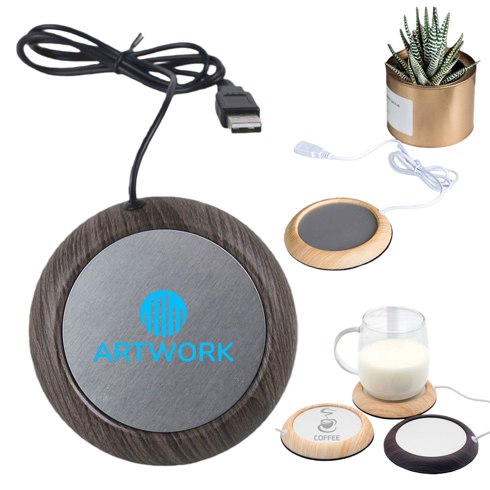 Portable Mug Tea Warmer Coaster 2