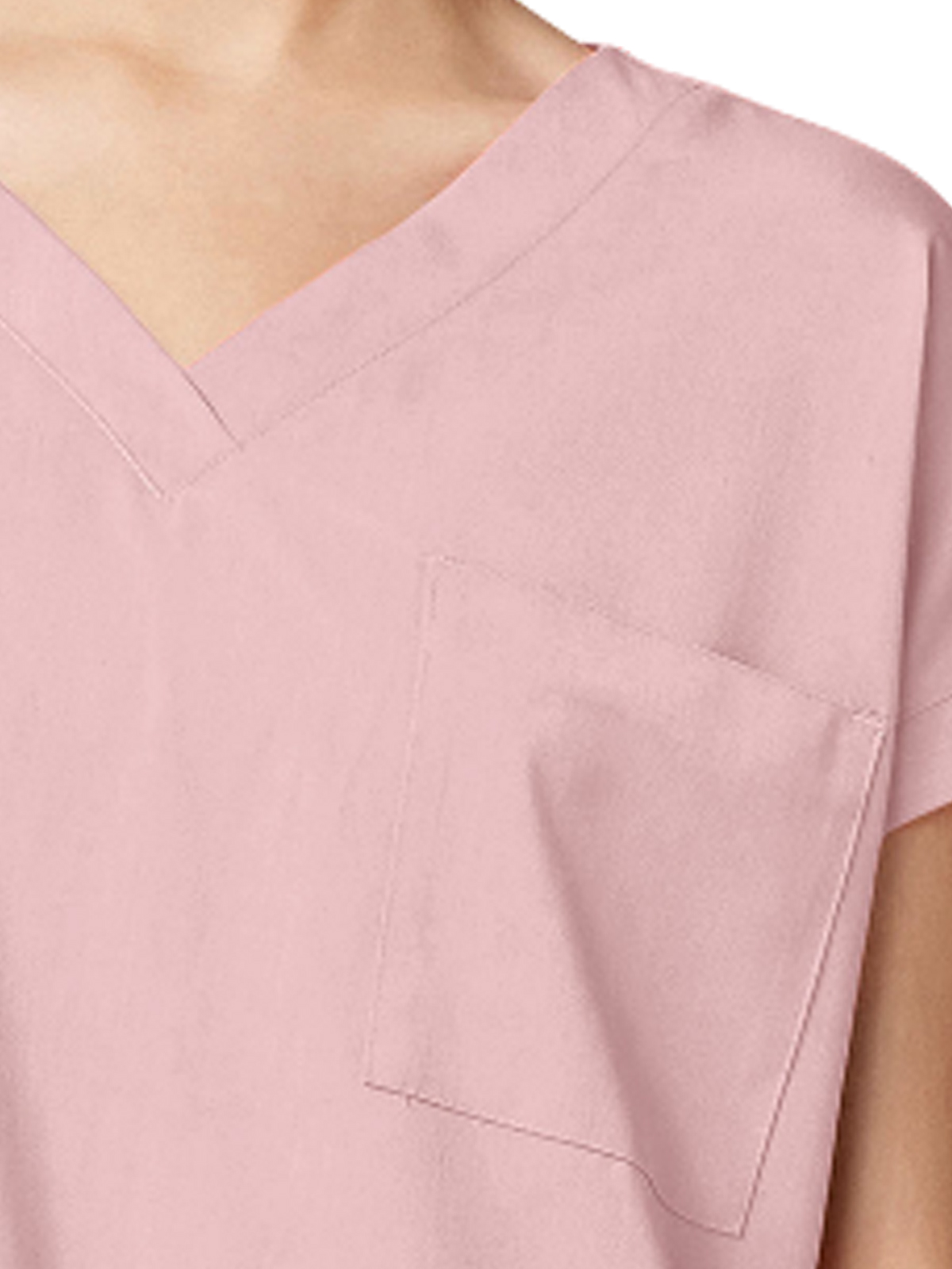 Parkley ABC - Women's Oversized Two-Pocket Dolman REMY V-Neck Top 1