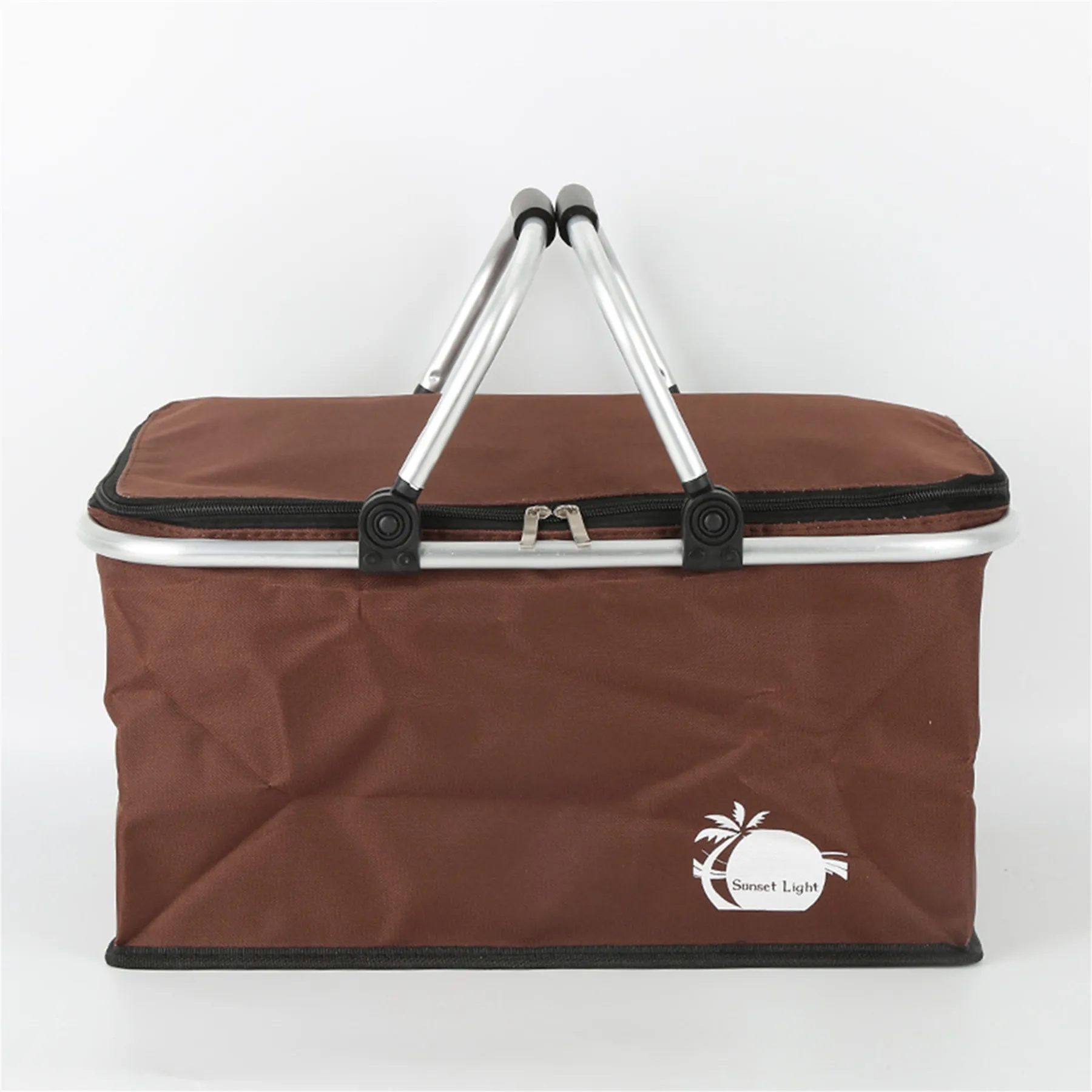 Folding Fabric Shopping/Picnic Basket 3