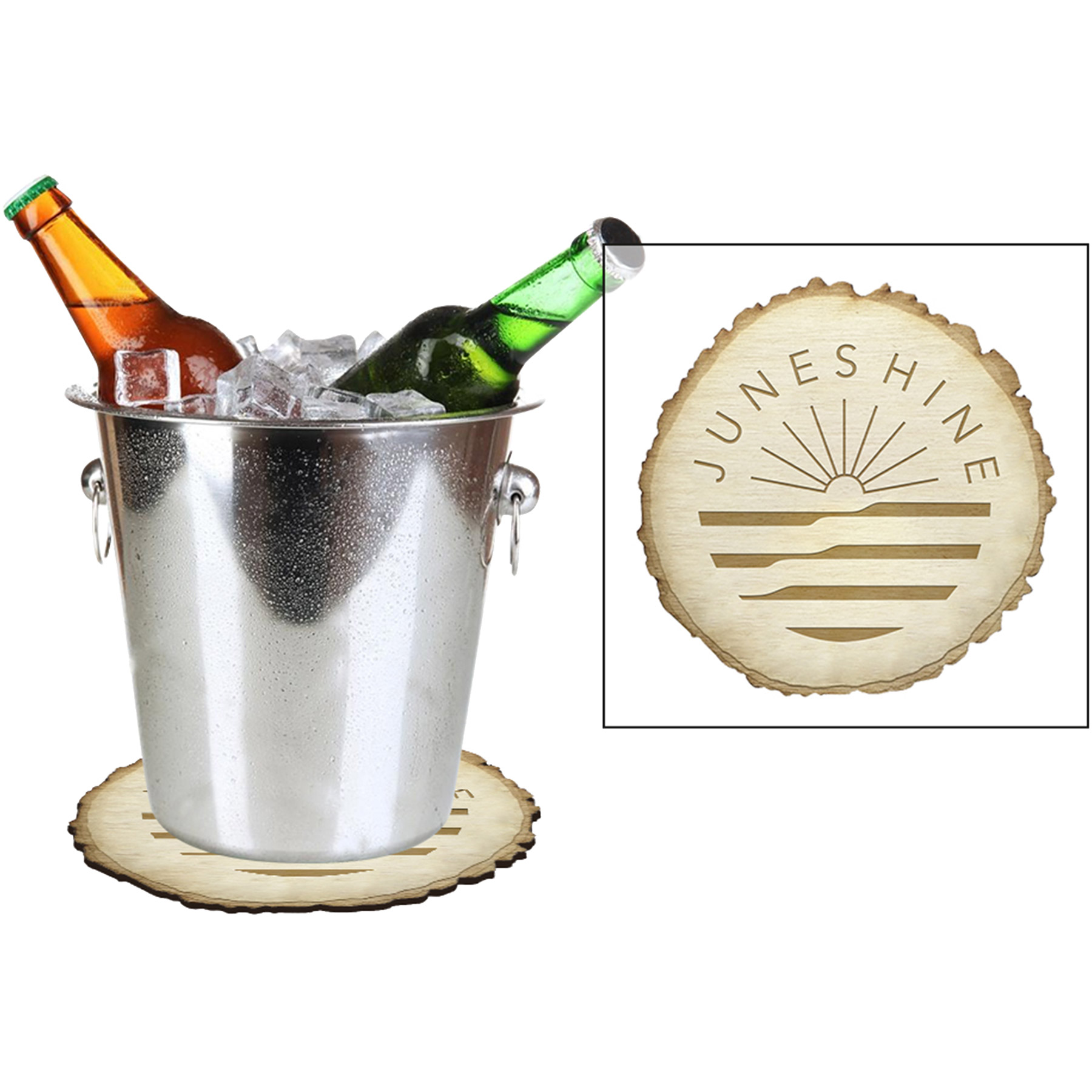 Wood Bucket Coaster 3